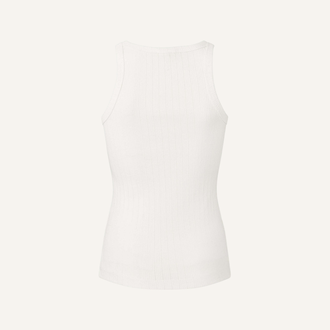 Esella organic cotton pointelle tanktop