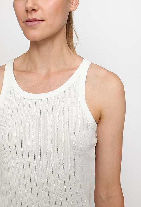 Esella organic cotton pointelle tanktop