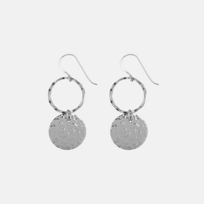 Round Yin Yang earrings