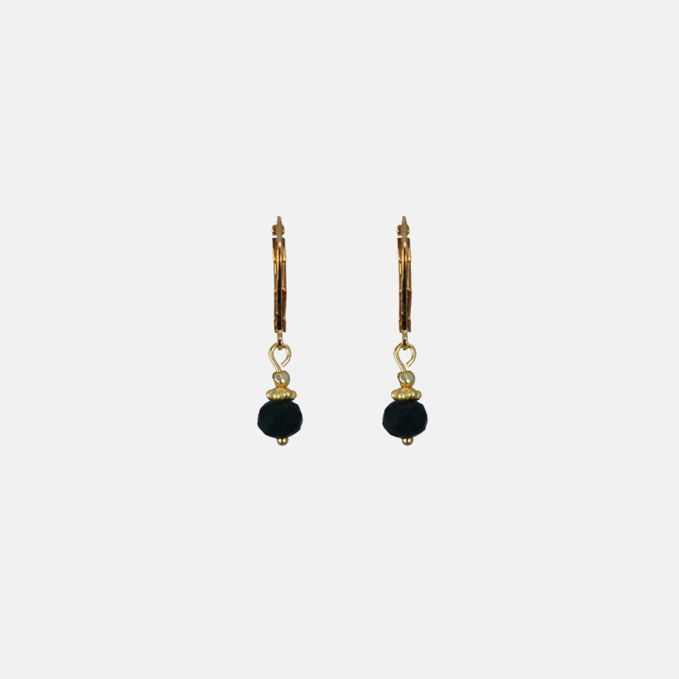 Extra small earrings gold