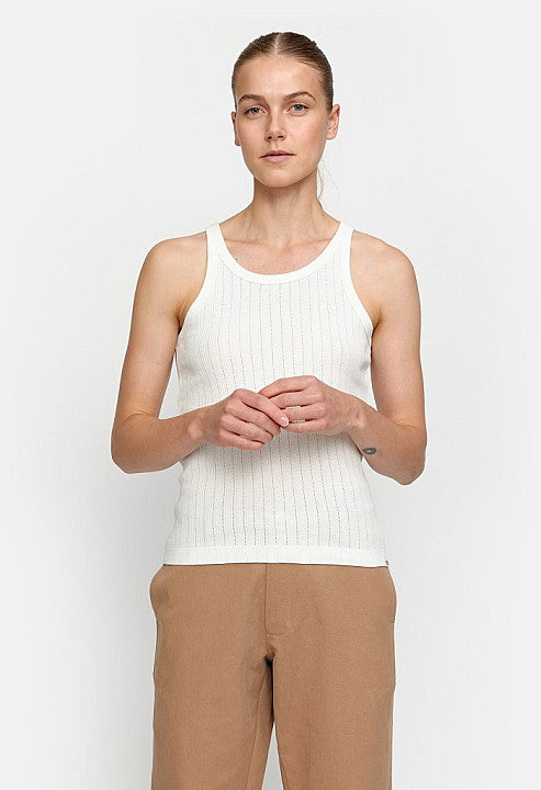 Esella organic cotton pointelle tanktop