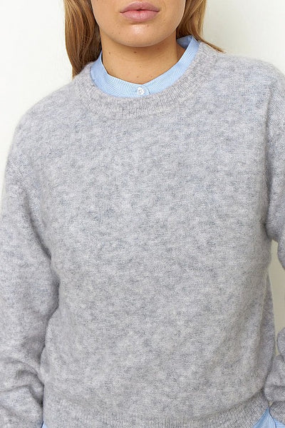 Brook Knit Mohair Pullover