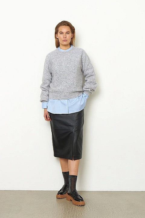 Brook Knit Mohair Pullover